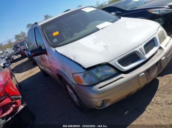  Salvage Pontiac Montana