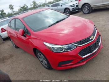  Salvage Chevrolet Cruze