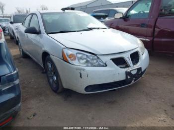  Salvage Pontiac G6