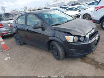  Salvage Chevrolet Sonic