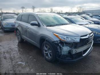  Salvage Toyota Highlander