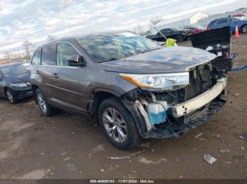  Salvage Toyota Highlander