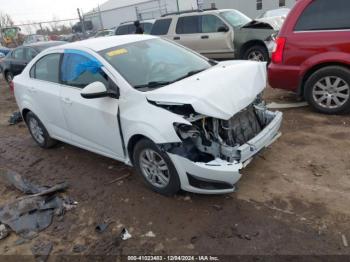  Salvage Chevrolet Sonic