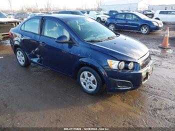  Salvage Chevrolet Sonic