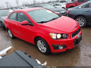  Salvage Chevrolet Sonic