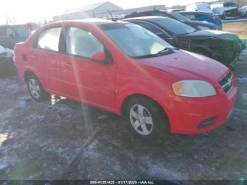  Salvage Chevrolet Aveo