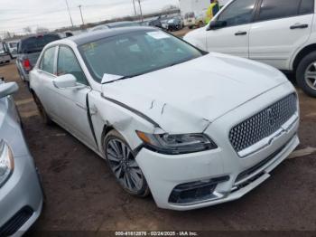  Salvage Lincoln Continental