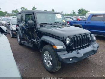  Salvage Jeep Wrangler