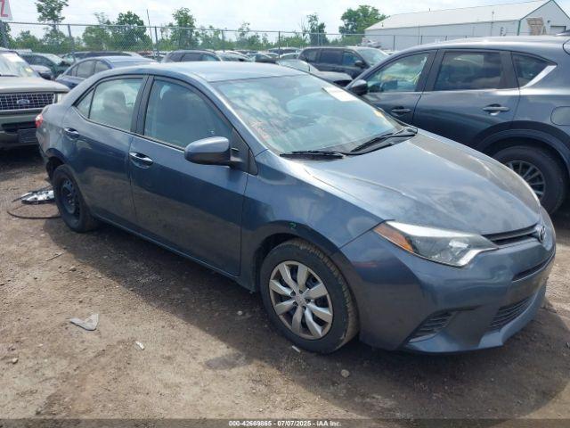  Salvage Toyota Corolla