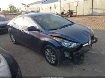  Salvage Hyundai ELANTRA
