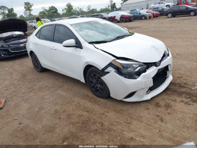  Salvage Toyota Corolla