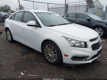  Salvage Chevrolet Cruze
