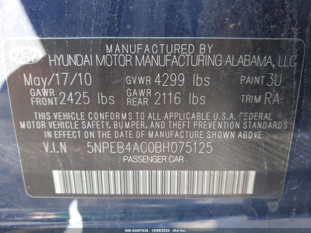 Hyundai SONATA Gls Image 11