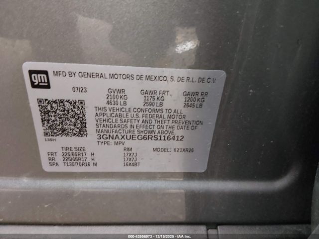 Chevrolet Equinox Awd Lt Image 10