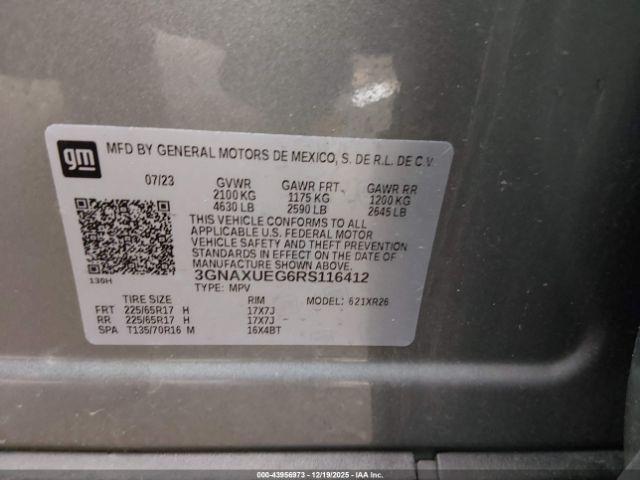 Chevrolet Equinox Awd Lt Image 10