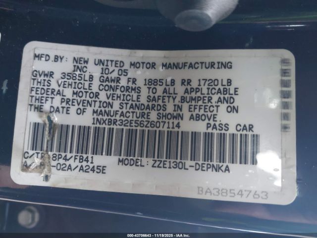 Toyota Corolla Le Image 6