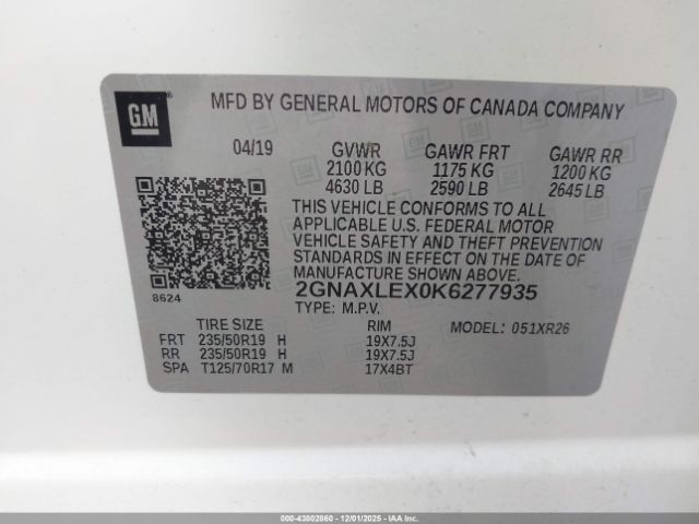 Chevrolet Equinox Lt Image 7