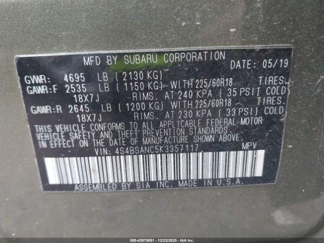 Subaru Outback 2.5i Limited Image 14