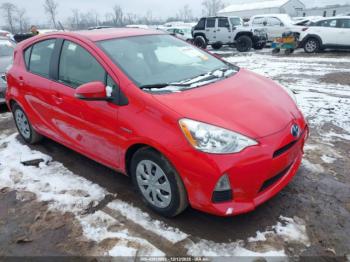  Salvage Toyota Prius c