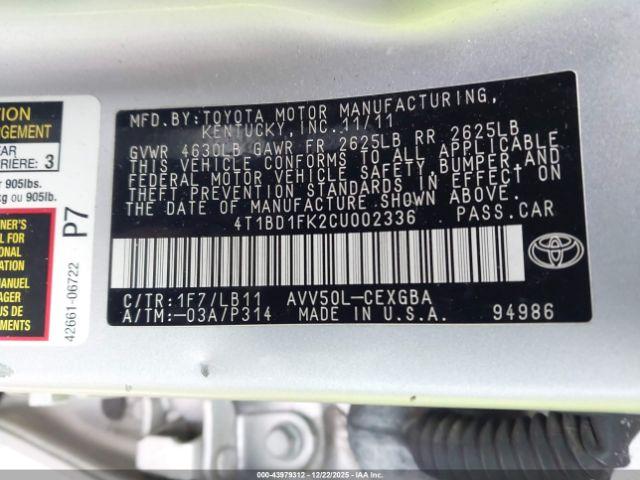 Toyota Camry Xle Image 13