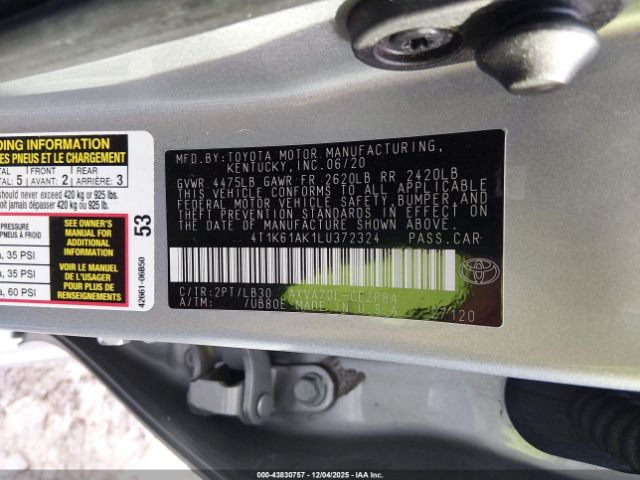 Toyota Camry Xse Image 5