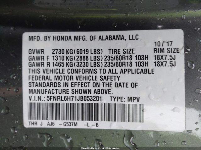 Honda Odyssey Ex-l Image 9