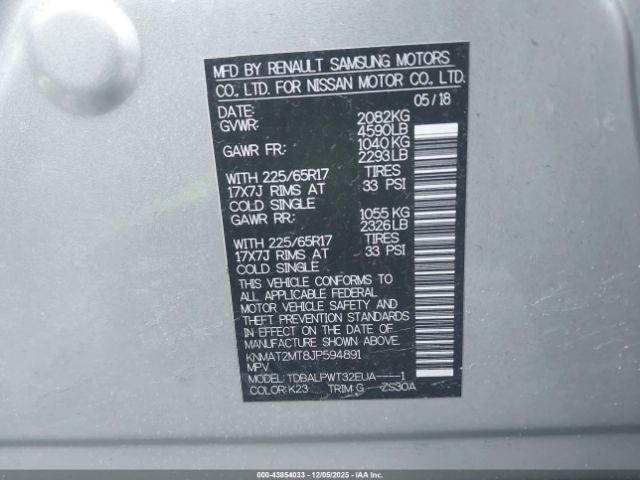 Nissan Rogue S Image 16