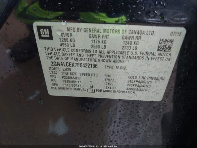 Chevrolet Equinox 2lt Image 11