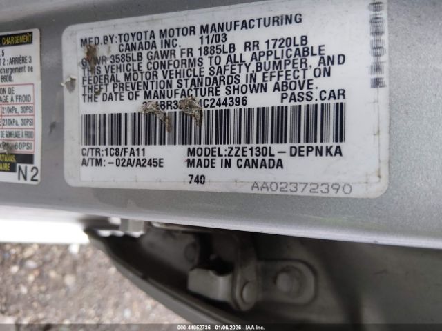 Toyota Corolla Le Image 7