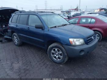  Salvage Toyota Highlander