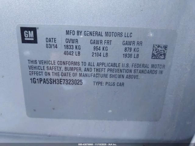 Chevrolet Cruze Ls Auto Image 12