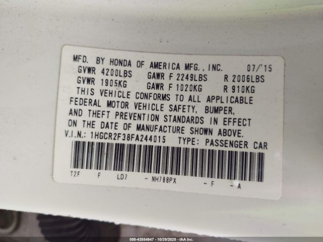 Honda Accord Lx Image 12