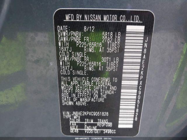 Nissan Quest Sv Image 2