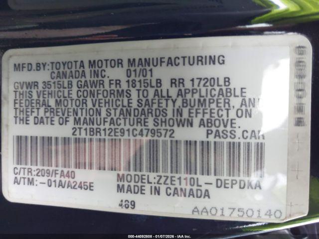 Toyota Corolla Le Image 4