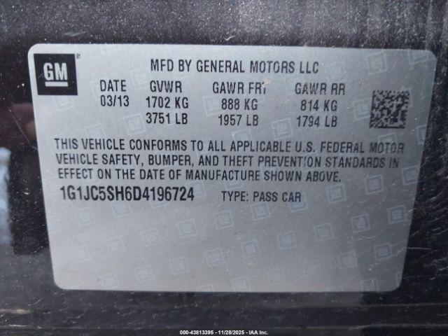 Chevrolet Sonic Lt Auto Image 11