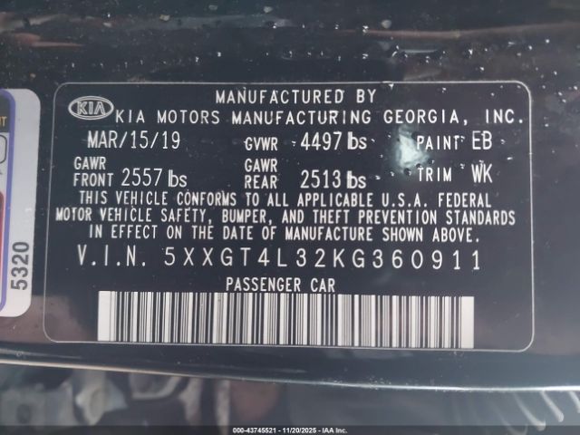 Kia Optima S Image 13