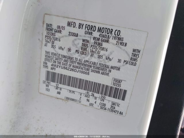 Mercury Mariner Convenience Image 7