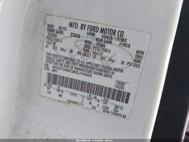 Mercury Mariner Convenience Image 7