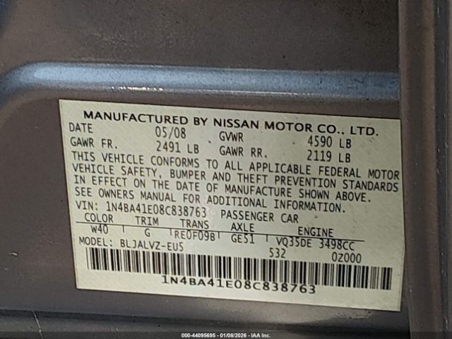 Nissan Maxima 3.5 Se Image 3