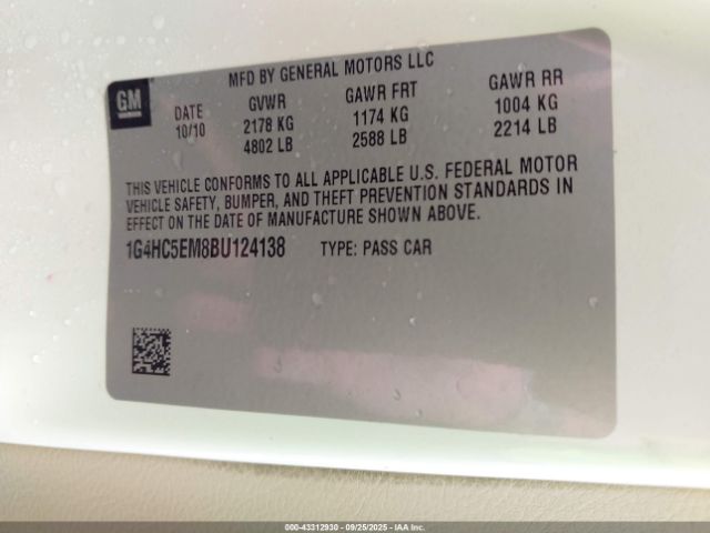 Buick Lucerne Cxl Image 10