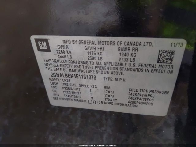 Chevrolet Equinox 1lt Image 5