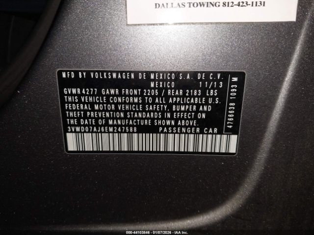 Volkswagen Jetta 1.8t Se Image 8