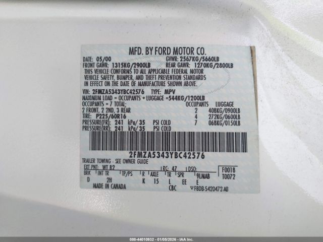 Ford Windstar Image 8