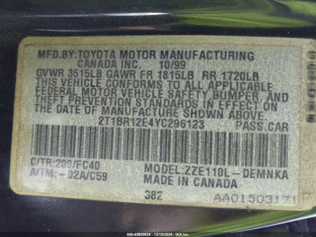 Toyota Corolla Le Image 13