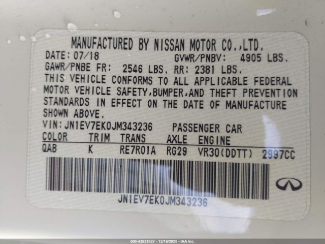 INFINITI Q60 3.0t Luxe Image 10