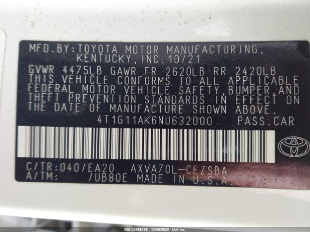 Toyota Camry Se Image 11