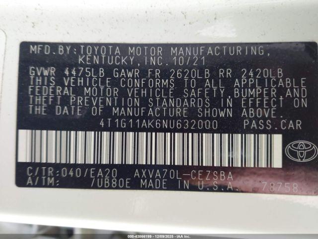 Toyota Camry Se Image 11