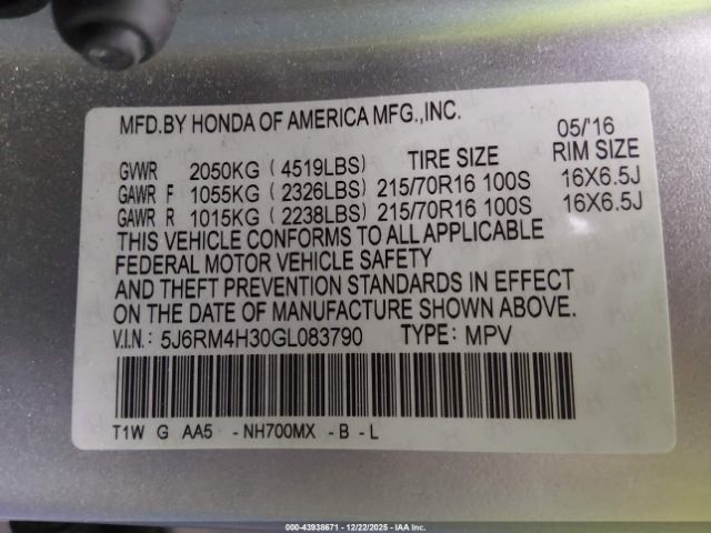 Honda CR-V Lx Image 6