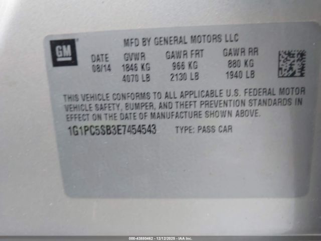 Chevrolet Cruze 1lt Auto Image 9