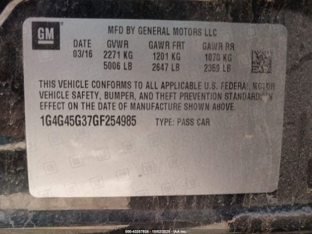 Buick LaCrosse Sport Touring Image 13